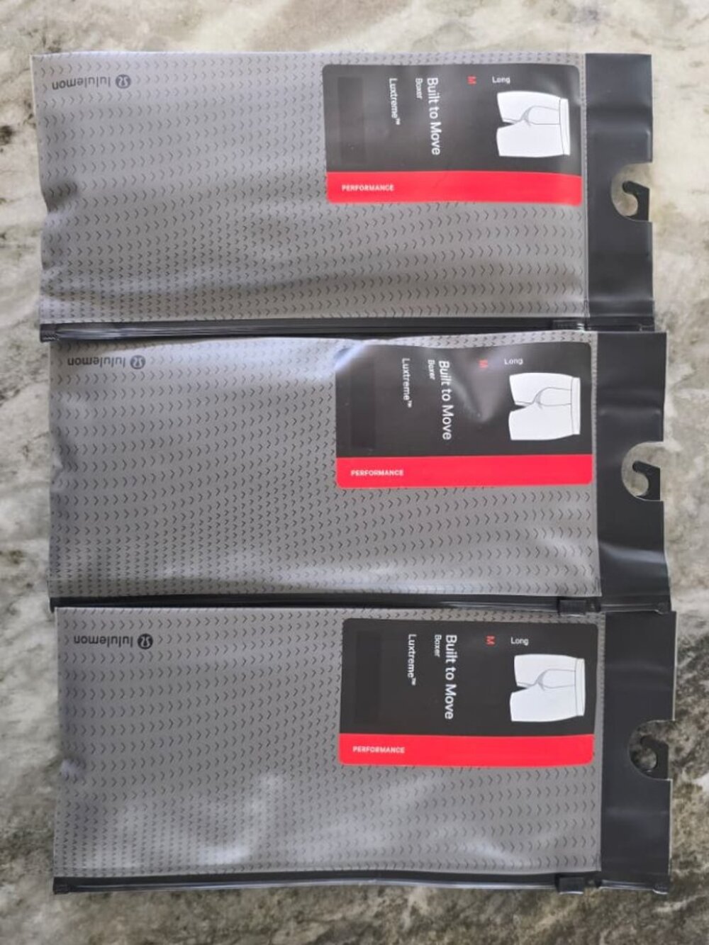 lululemon Built to Move Long Boxer - Medium - New in Packaging